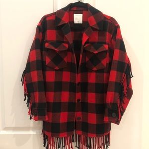 Sandro Fringe Jacket sz 34